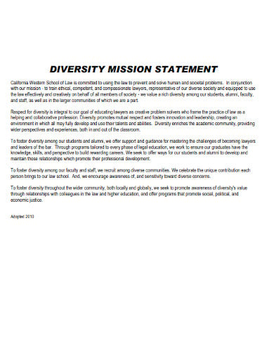 diversity-mission-statement-template