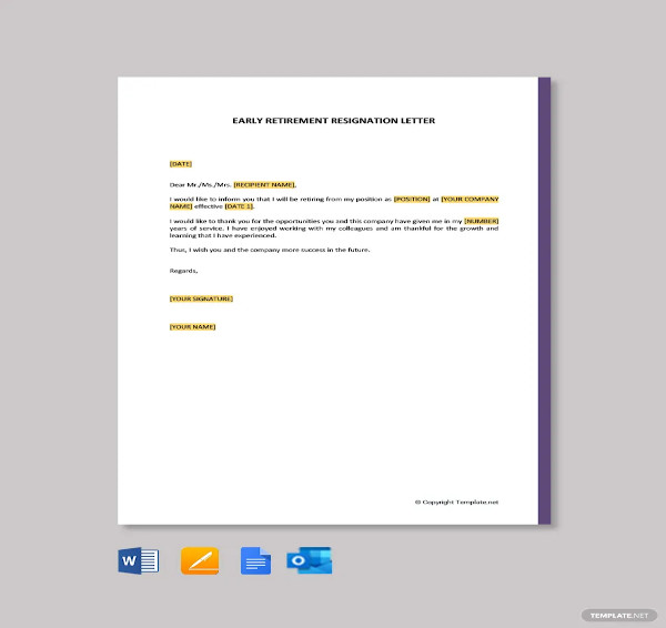 35+ Formal Resignation Letter Template - Free Word, Excel, PDF Format ...