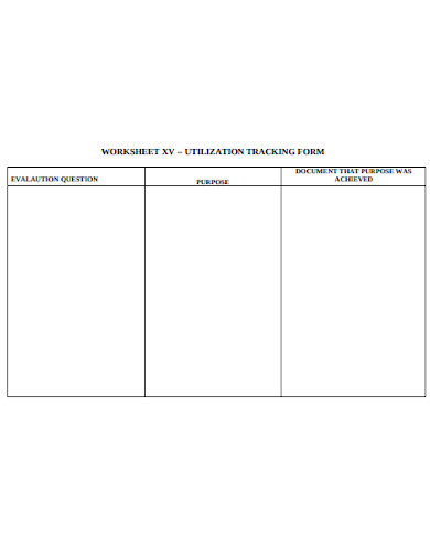 11+ Evaluation Tracking Sheet Templates in PDF | Word