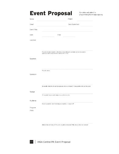 10+ Event Planning Proposal Templates in Google Docs | Word | Pages | PDF
