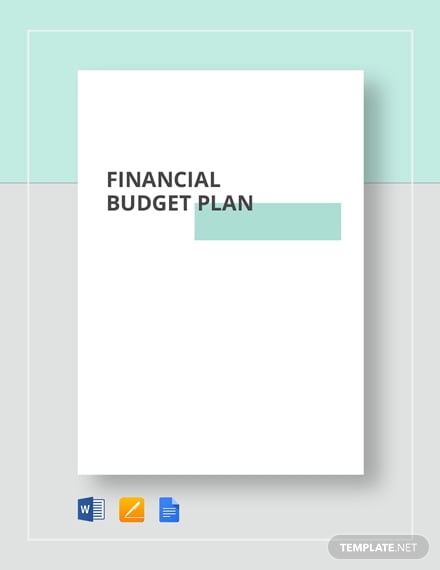 financial budget plan template
