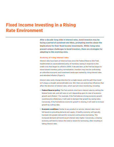 fixed income investing