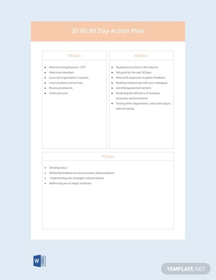 free 30 60 90 day action plan template 440x570 1