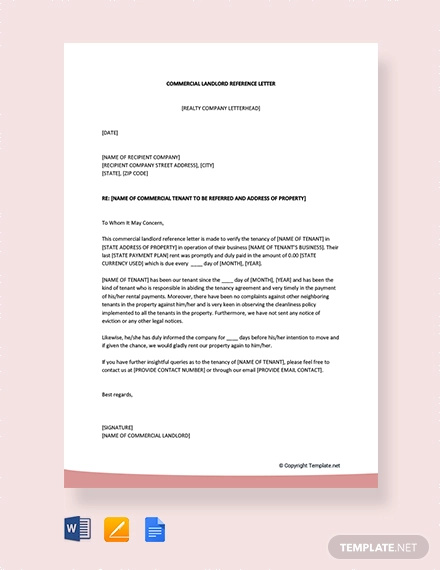 Landlord Letter Templates 33 Free Sample Example Format Download