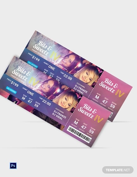 free disco party ticket template