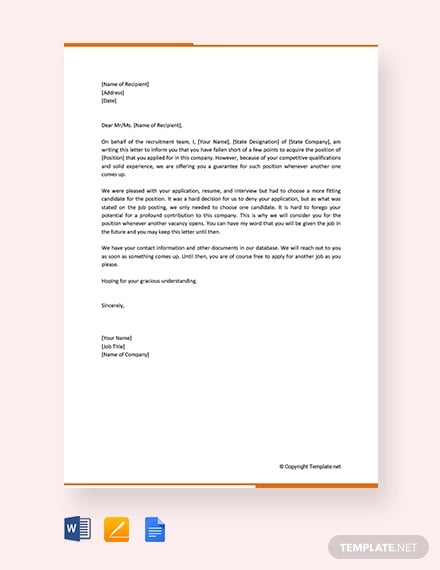free employment guarantee letter