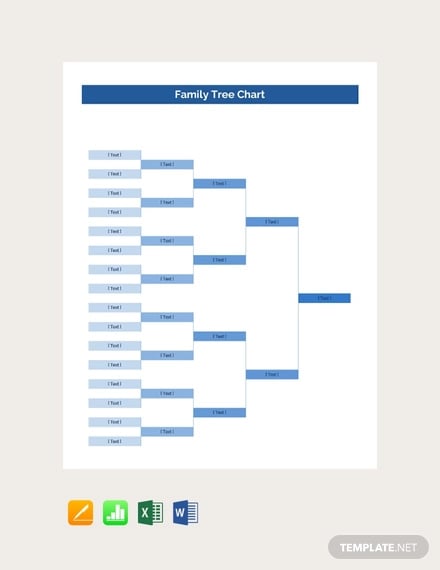free family tree chart template
