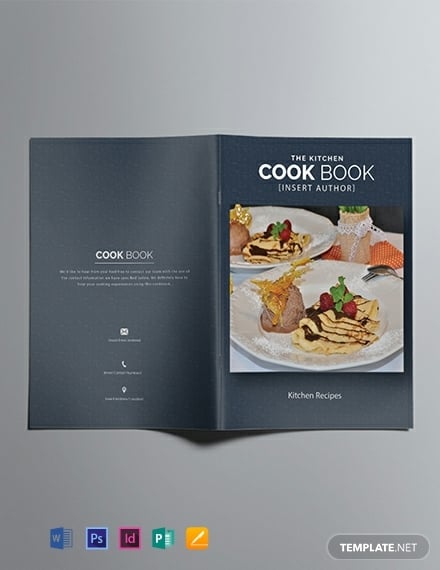 free printable cookbook catalog template