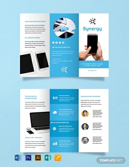 free product brochure template