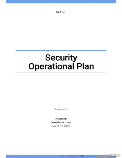 FREE 47+ Operational Plan Templates in MS Word | Pages | Google Docs | PDF