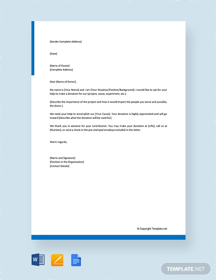 Solicitation Letter Template - 12+ Free PDF Format Download