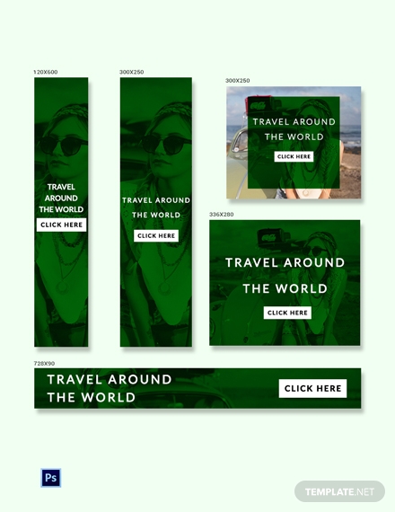 free travel ad banner
