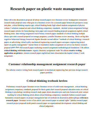 gantt chart management research paper proposal