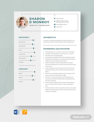 Microsoft Word Resume Template 59 Free Samples Examples Format Download Free Premium Templates