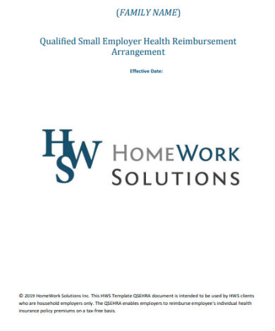 household-employer-health-reimbursement-arrangement-template