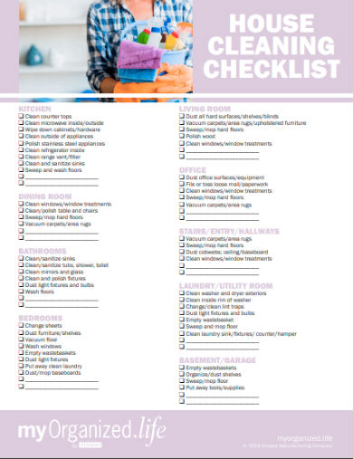 10+ Daily Cleaning Checklist in Docs | Word | Pages | Excel | Numbers ...