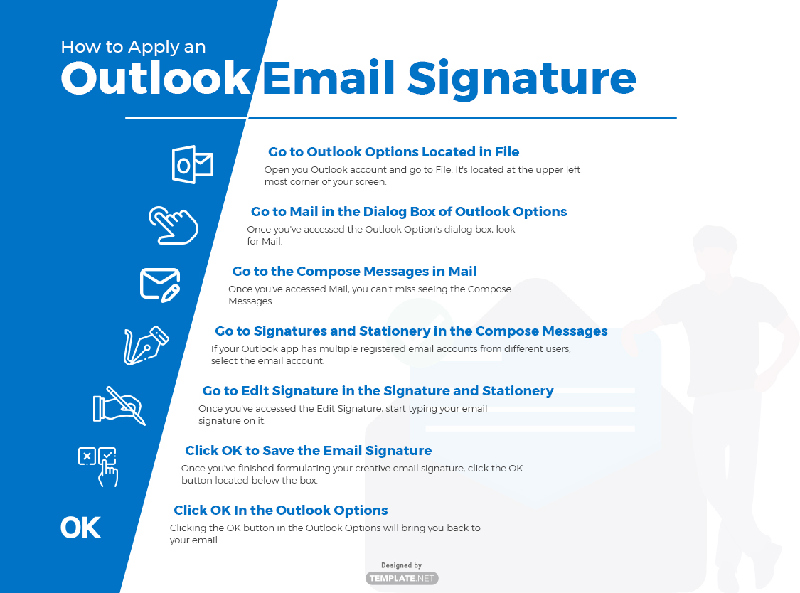 how to add a signature on outlook email