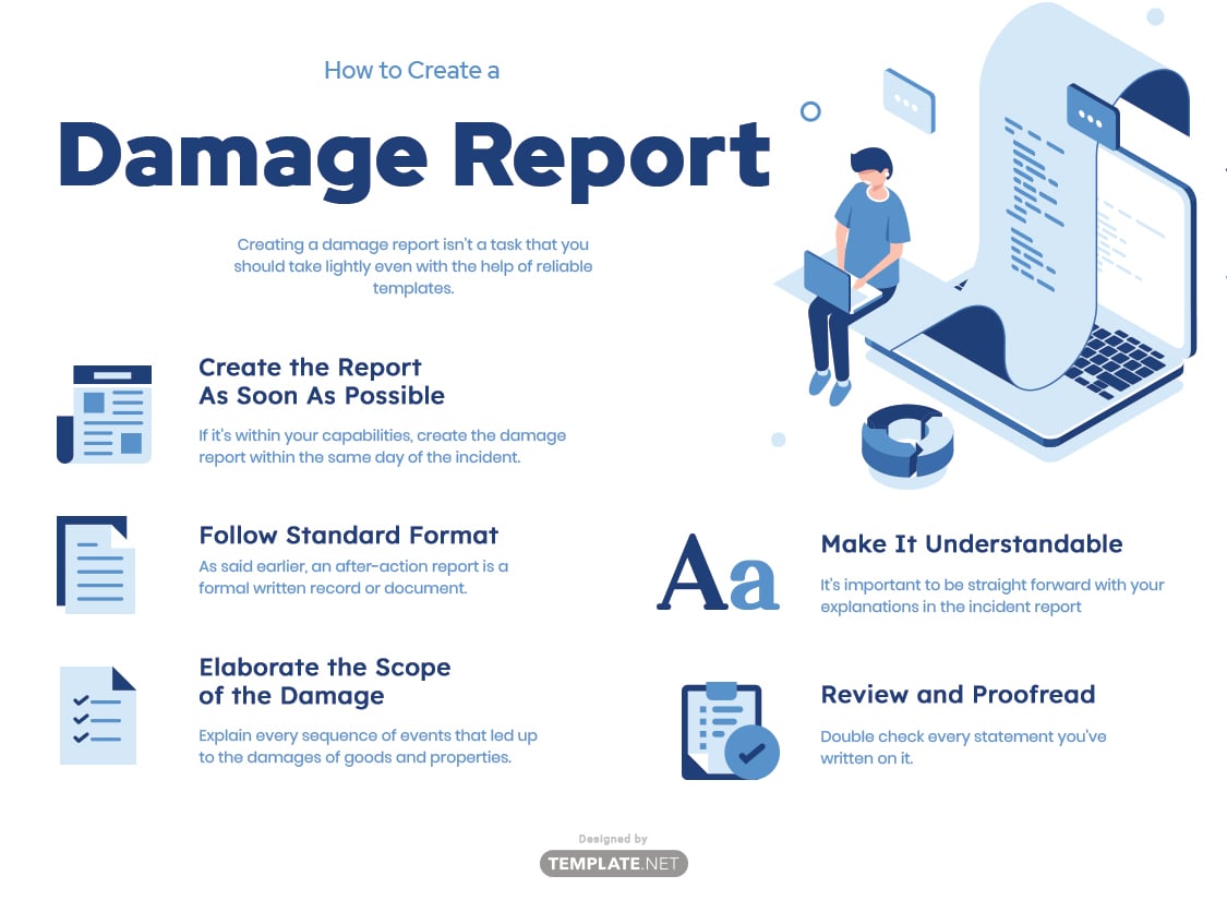 damage report template