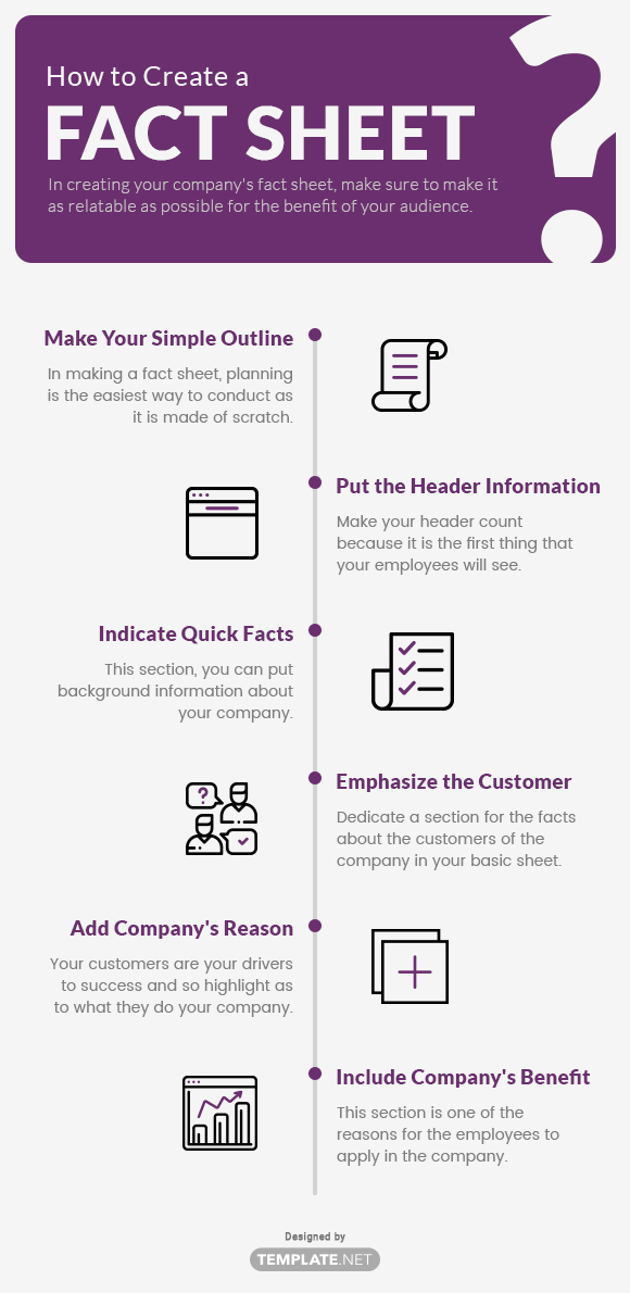 fact sheet template