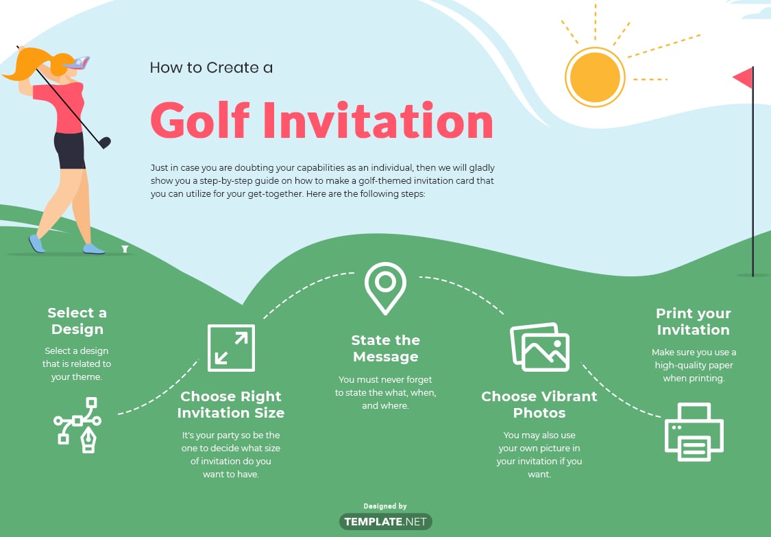 golf invitation template