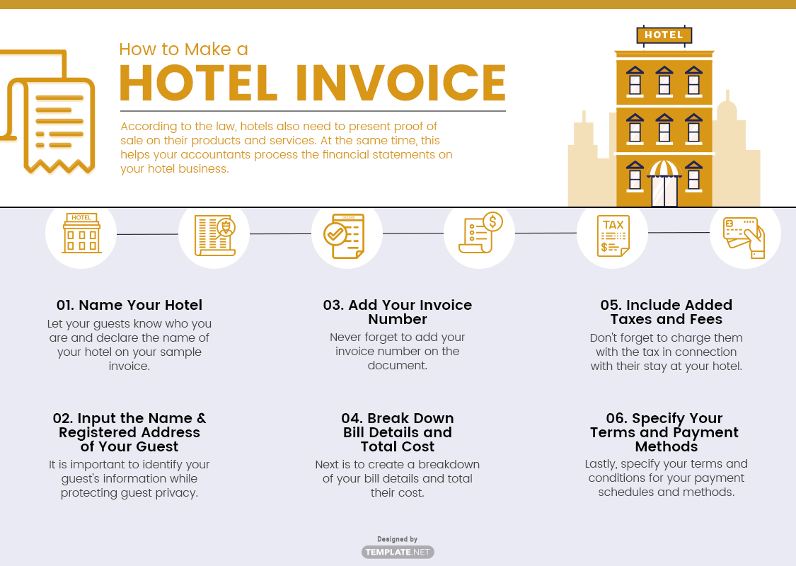 hotel invoice template