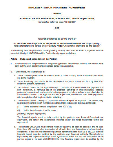 10+ Partnership Intermediary Agreement Templates in PDF | DOC