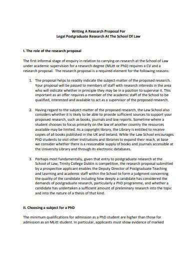 law-school-research-proposal-template
