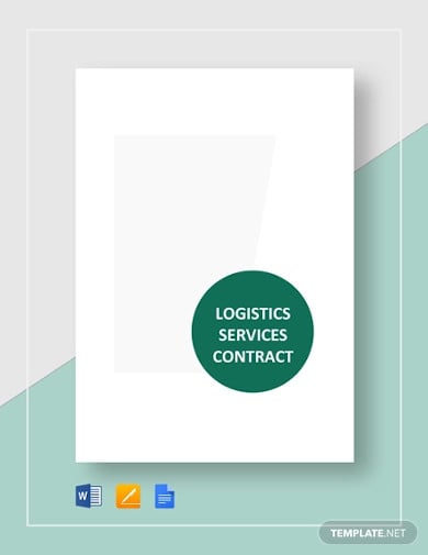 logistics services contract template