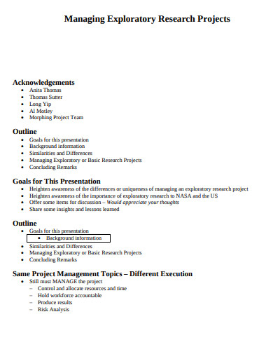 exploratory essay template