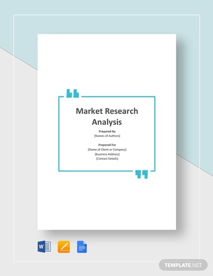 market research analysis