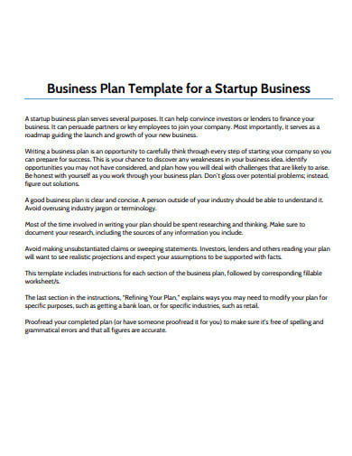 business plan market research