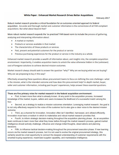 market research template gsa