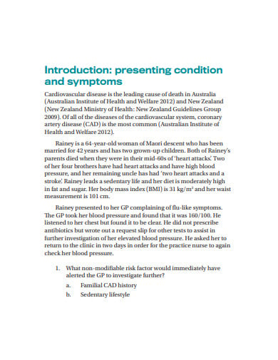 FREE 10  Nursing Case Study Templates in PDF MS Word