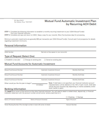 mutual-fund-automatic-investment-plan-template