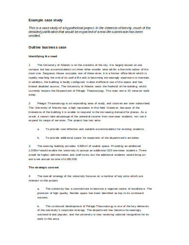 outline-business-case-study-template