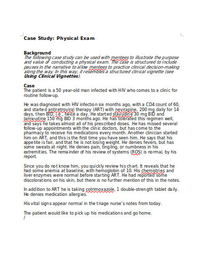 case study questions for medical students