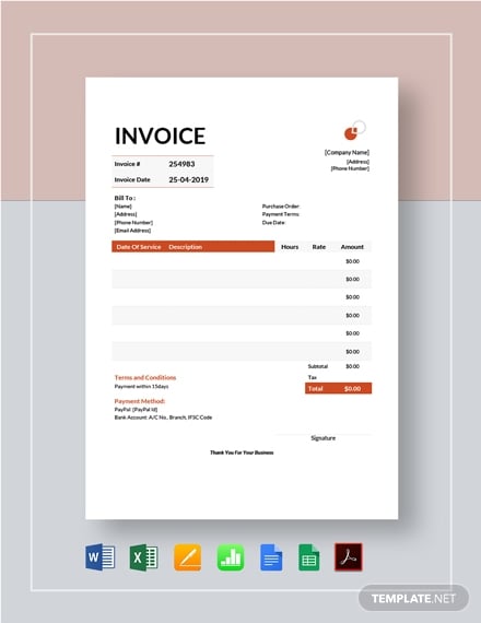 payment invoice