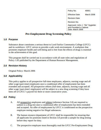 pre-employment-drug-screening-policy-template