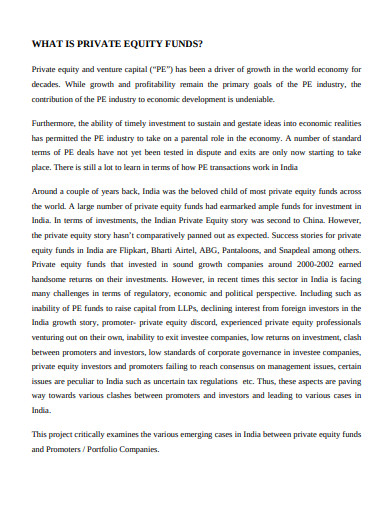 private equity case study pdf