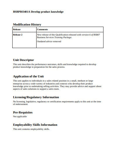 FREE 8  Product Knowledge Templates in PDF