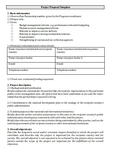 11+ Project Partnership Proposal Templates in PDF | Doc | Free ...