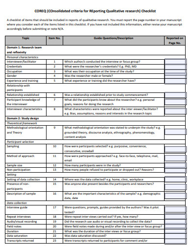 FREE 9 Qualitative Research Report Templates In PDF MS Word