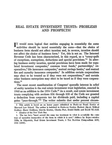 real-estate-investment-trust-problems-and-prospects