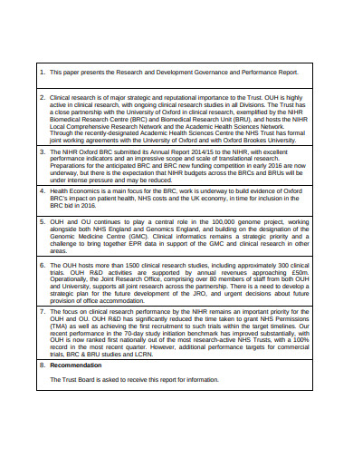 FREE 10+ Research And Development Report Templates in PDF | MS Word