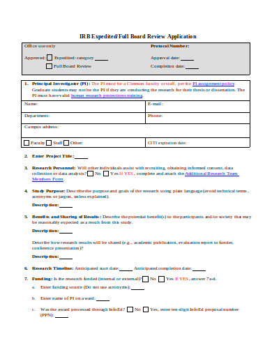 Free 10 Research Data Collection Form Templates In Ms Word Pdf