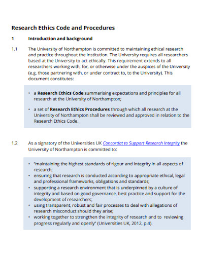 how to make a research ethics