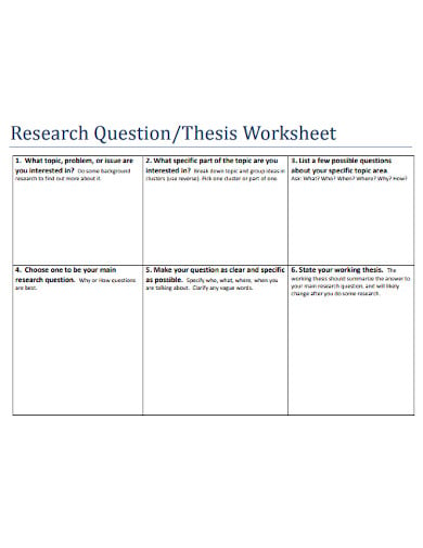 template for a research question
