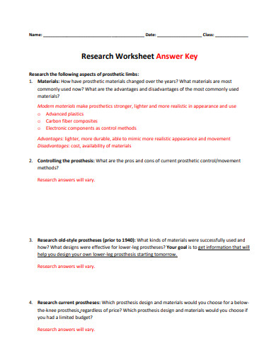 middle school research worksheet