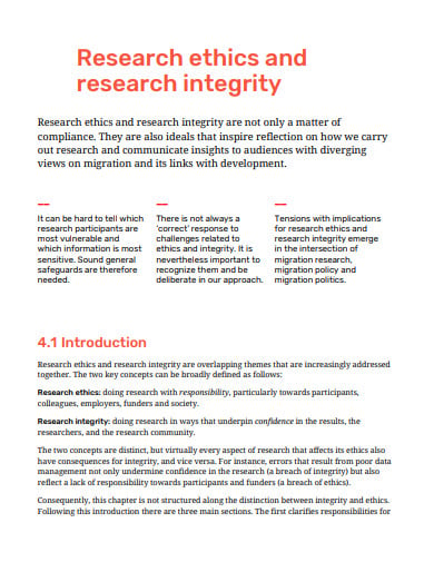 how to write research ethics