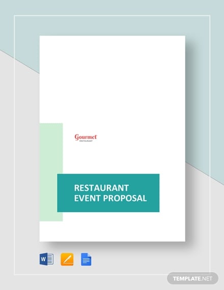 restaurant event proposal
